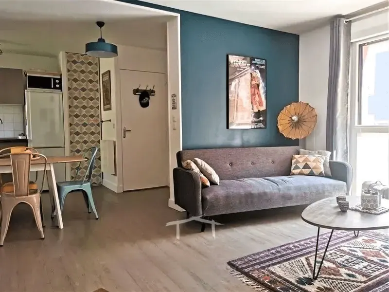 Appartement T2 acheté à Nantes pour faire de la location type Airbnb