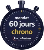 Badge « Mandat 60 jours chrono » HomeBusters